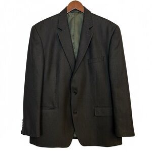 HP🎉 IZOD Men's Charcoal Gray Blazer 46R Rayon Blend